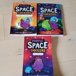 3/15 Purple Space Chickens Book Set
